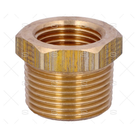 REDUCCION BRONCE M-H 3/4"-1/2" GUIDI REDUCCION BRONCE M-H 3/4"-1/2" GUIDI (20