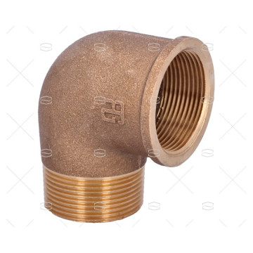 CODO BRONCE M-H 90º 1"1/2 GUIDI CODO BRONCE M-H 90º 1"1/2 GUIDI (5)