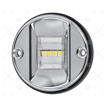 LUZ ALCANCE LED 12V DIA.76 INOX