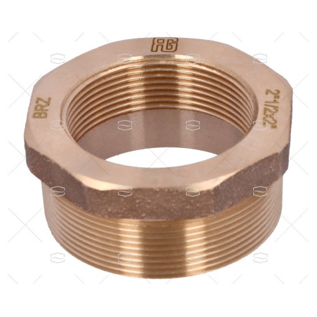 REDUCCION BRONCE M-H 2"1/2-2" GUIDI