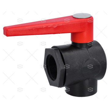 VALVULA DE BOLA 2 VIAS EN L PPG 1"1/2