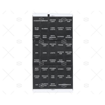 PANEL ELECTRICO LED 12V ON/OFF 5