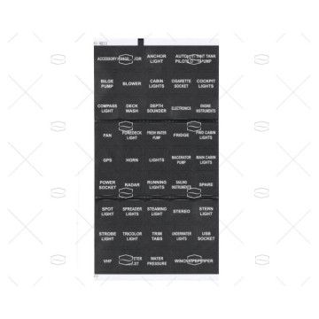 PANEL ELECTRICO LED 12V ON/OFF 5