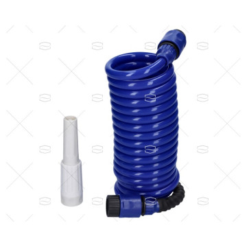 MANGUERA ESPIRAL AZUL 4.5MTS C/ DIFUSOR