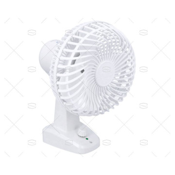 VENTILADOR PLASTICO BLANCO 12-24V