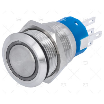 INTERRUPTOR LED PUSH 5A AZUL