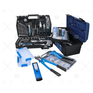 KIT MALETA HERRAMIENTAS COMPLETO TALLER - 42 + 81 PCS-