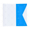 BANDERA ALFA PLASTICO 22X 19cm