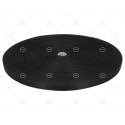 CINCHA 25mmx150m NEGRA POLIURETANO