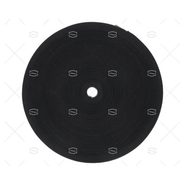 CINCHA 25mmx150m NEGRA POLIURETANO