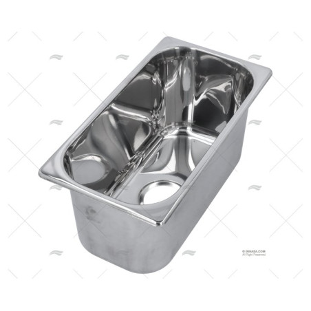 FREGADERO RECTANGULAR INOX 320 x 170 mm