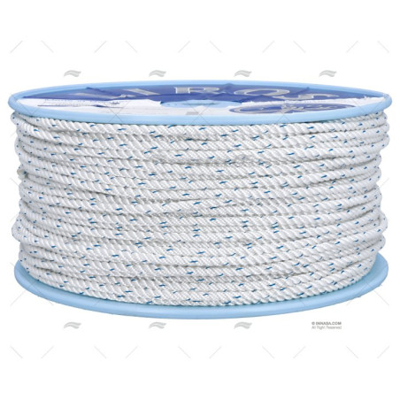 CABO POLYESTER 06mm BLANCO 200m