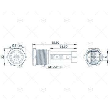 DIMMER INTERRUPTOR 12V