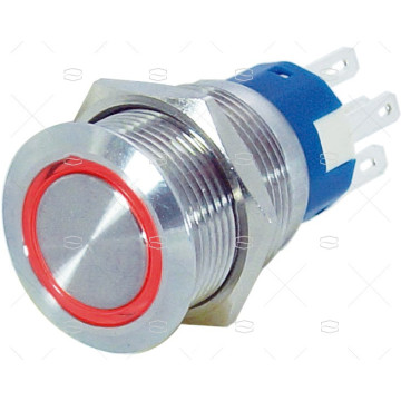 INTERRUPTORES 12-24V CON LED ROJO 5A