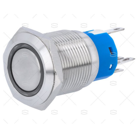 INTERRUPTOR ON-OFF 24V CON LED ROJO 5A