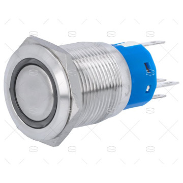 INTERRUPTOR PUSH-OFF 24V CON LED ROJO 5A