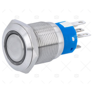 INTERRUPTOR ON-OFF 24V CON LED AZUL 5A