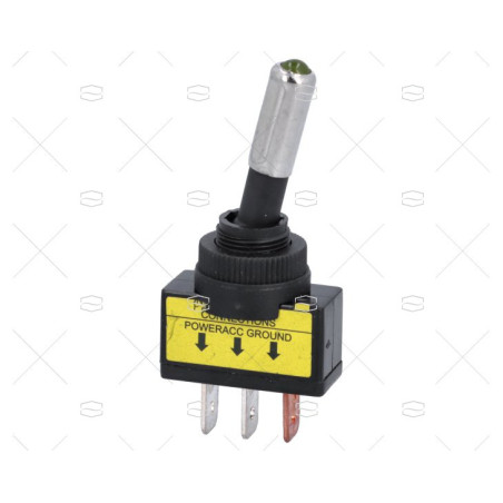 INT. ON-OFF 20A/12V/3PIN LUZ AMARIL