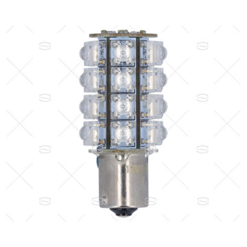 LAMPARA BA15S LED 12V AZUL 57X25