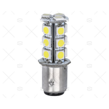 LAMPARA BAY15D 12V LED 8 360º