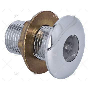 LED INDUS 10-30V CROMADO/ROJO