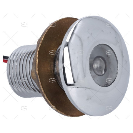 LED INDUS 10-30V CROMADO/AZUL