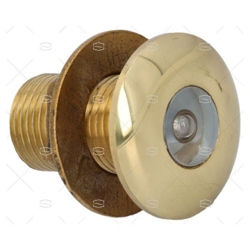 LED INDUS 10-30V LATON PULIDO/AZUL