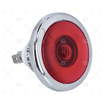 LUZ INTERIOR PYXIS-R CROMADO/ROJO