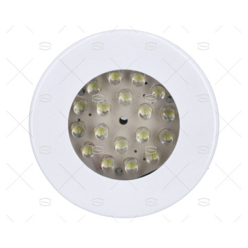 LUZ LED 70mm 12V IP-65 BLANCO BASE SATINADA PARA 65335234/238