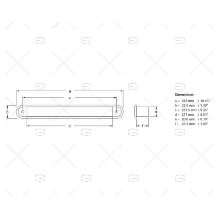 LUZ STRIP LED BARRA HELLA MARINE