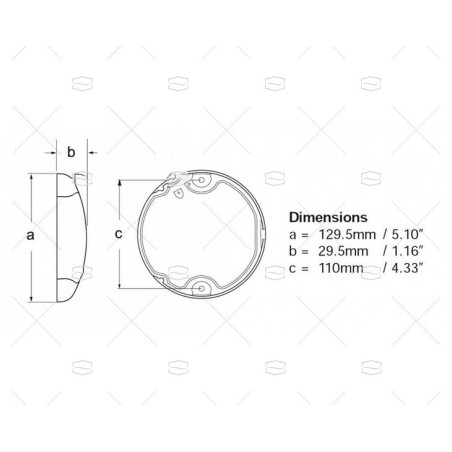 LUZ COFRE HELLA LED 9-33V HELLA MARINE