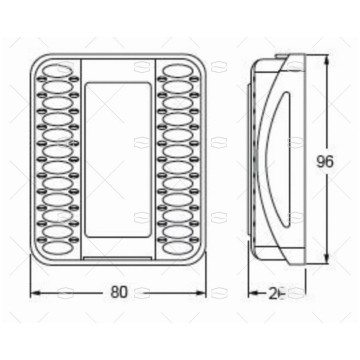 KIT LUZ LED REMOLQUE HELLA MARINE