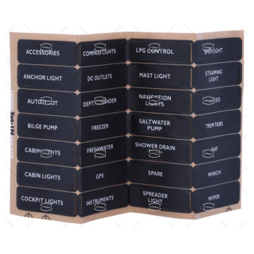 PANEL HELLA 8 POS VERTICAL 12V GRIS BEP