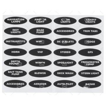 PANEL 6 POS 12V 20A BLANCO 95x107m