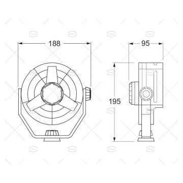 VENTILADOR TURBO HELLA MARINE