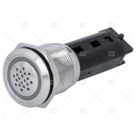 AVISADOR 24V CON LED ROJO Y SONIDO