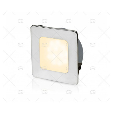 LUZ EUROLED 95 CUADRADA BLANCA CALIDA