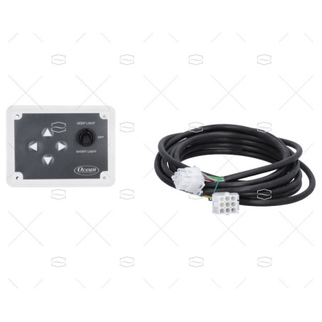 FARO PIRATA 24V CON PANEL 225mm