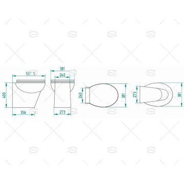 INODORO STILOPLUS 230V PLANUS