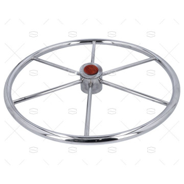 RUEDA TIMON 600mm 5R INOX