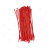 BRIDA NYLON 3,6x200 ROJA 100 UNIDADES