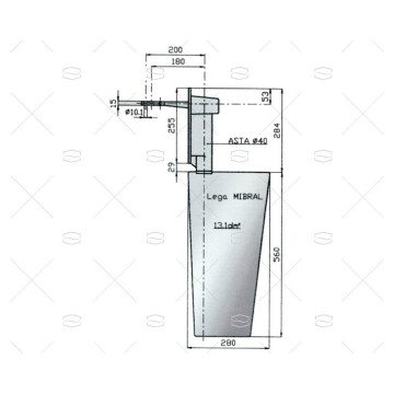 TIMON RADICE 16/13S-0º ELICHE RADICE