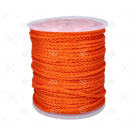 CUERDA ESQUI 200m NARANJA 8mm