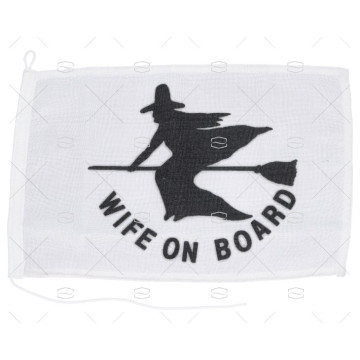 BANDERA WIFE ON BOARD ADRIA BANDIERE