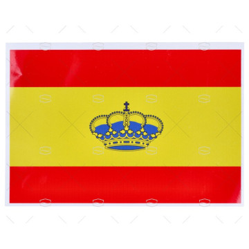 ADHESIVO ESPAÑA CON Y SIN CORONA