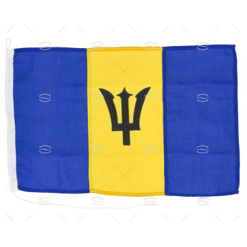 BANDERA BARBADOS MERCANTE 75x 50cm