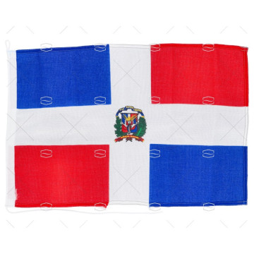 BANDERA REPUBLICA DOMINICANA 75x 50cm