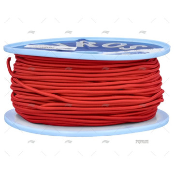 CABO SHOCK CORD 04mm ROJO 100m