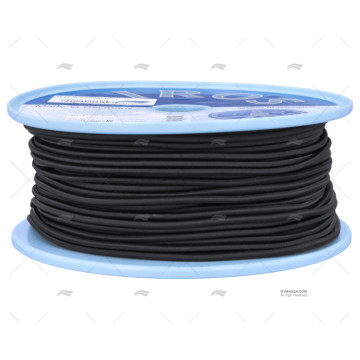 CABO SHOCK CORD 4mm NEGRO 100m