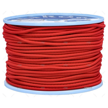 CABO SHOCK CORD 06mm ROJO 100m